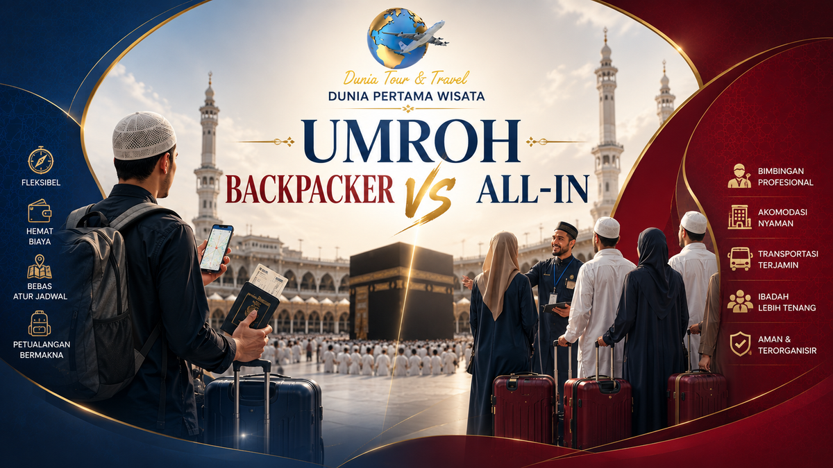 Umroh Backpacker vs All-in: Mana yang Lebih Worth It?